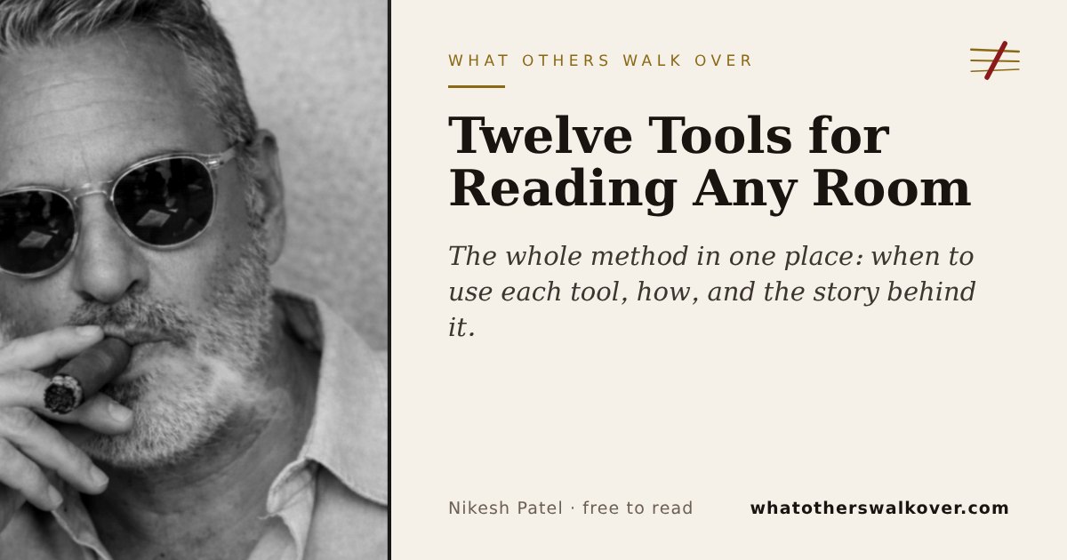 Twelve Tools for Reading Any Room