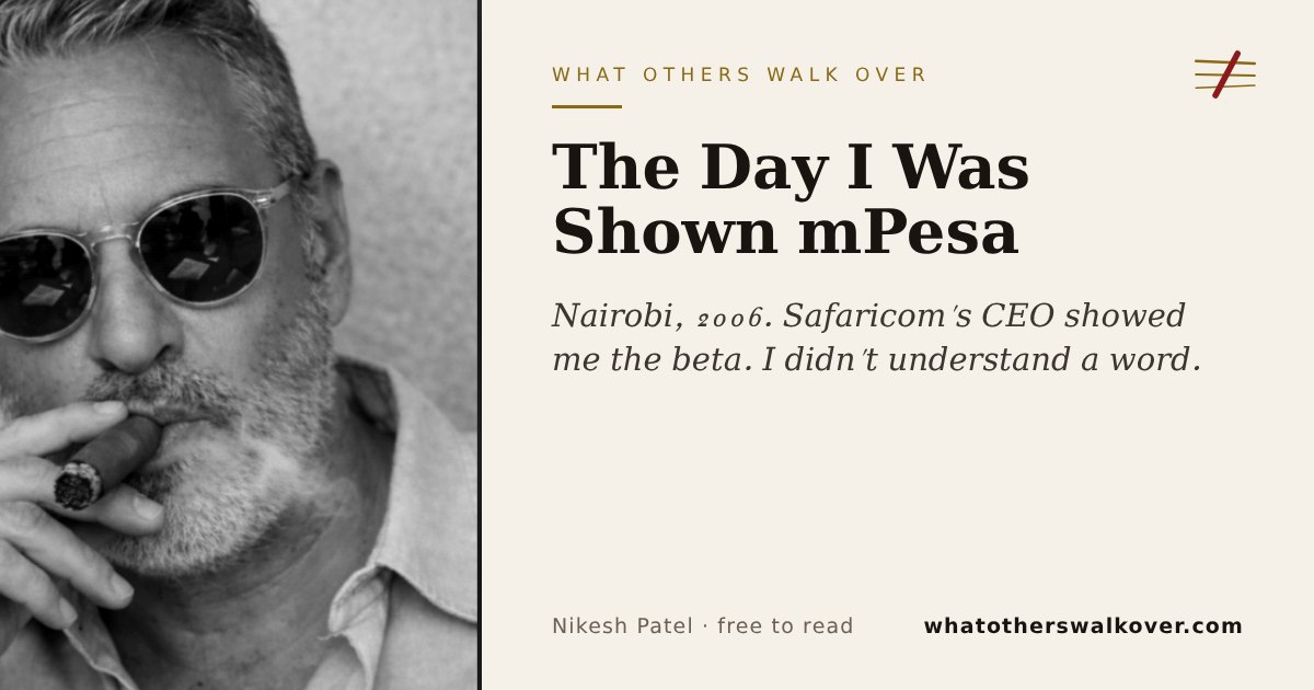 The Day I Was Shown mPesa