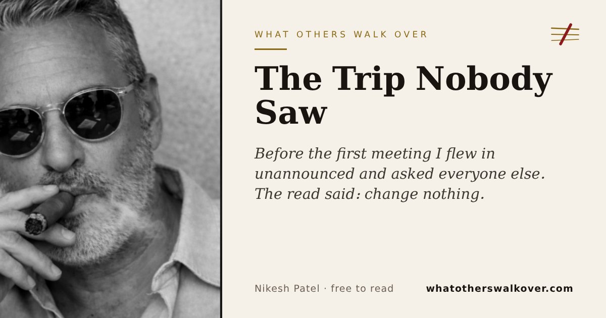 The Trip Nobody Saw